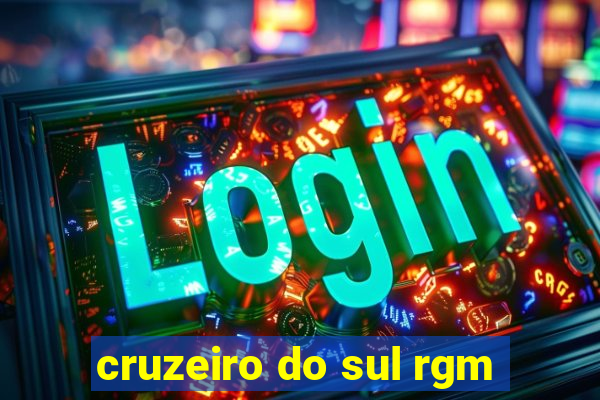 cruzeiro do sul rgm